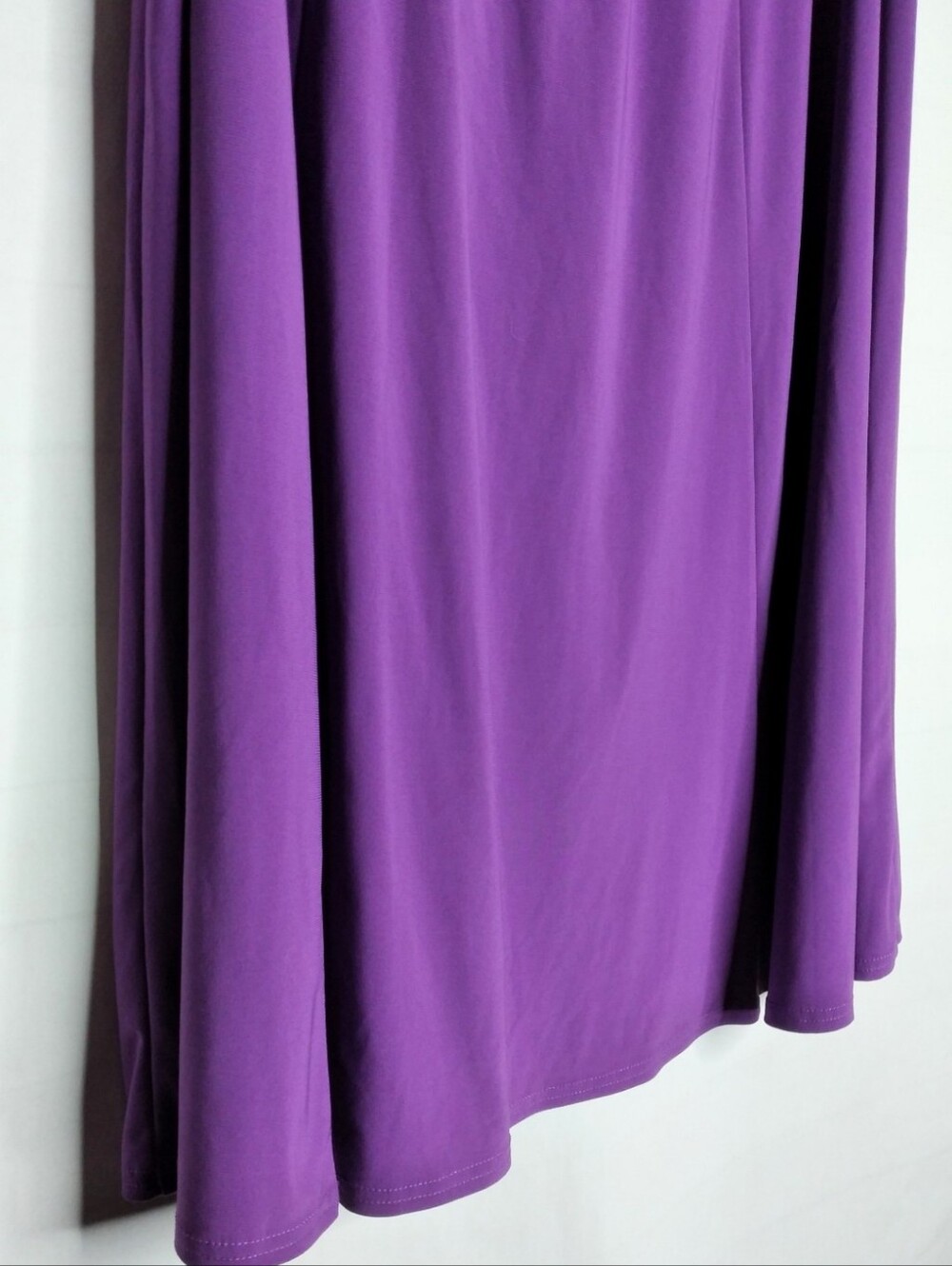 Salon Studio Xl Vintage Purple Stretch A-Line Circle Skirt Plus Size Flowy View 6